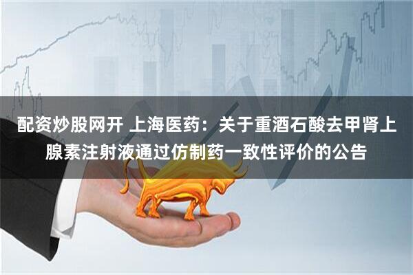 配资炒股网开 上海医药：关于重酒石酸去甲肾上腺素注射液通过仿制药一致性评价的公告