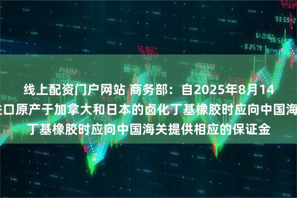 线上配资门户网站 商务部：自2025年8月14日起 进口经营者在进口原产于加拿大和日本的卤化丁基橡胶时应向中国海关提供相应的保证金